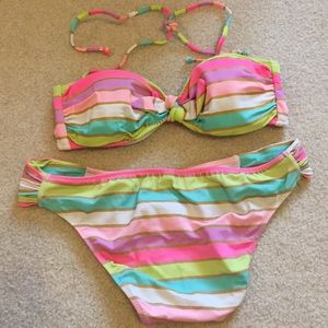 Victoria secret striped bikini